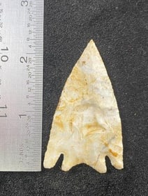 2 & 1/2" Marshall from Missouri Indian Artifact Arrowhead