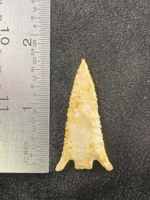 1 & 3/4" Arrow Point from Texas Indian Artifact Arrowhead