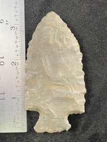 3 & 1/2" Benton from Missouri Indian Artifact Arrowhead