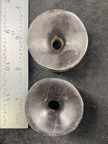 Pair of Ear Spools from Tennessee Indian Artifact Arrowhead