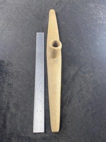 Large Stone Pipe broken & glued from Tennessee Indian Artifact Arrowhead