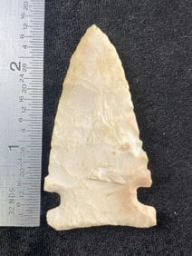2 & 3/8" Graham Cave from Missouri Indian Artifact Arrowhead