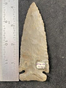 4 & 1/8" Lost Lake from Tennessee Indian Artifact Arrowhead ex - Hoots Collection 1970's Arkansas