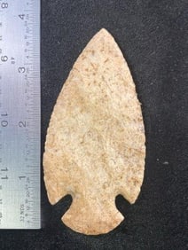 3 & 3/4" Snyders from Missouri Indian Artifact Arrowhead ex - Hoots Collection 1970's Arkansas