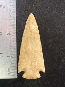 2 & 7/8" Apple Creek from Iowa Indian Artifact Arrowhead ex - Hoots Collection 1970's Arkansas