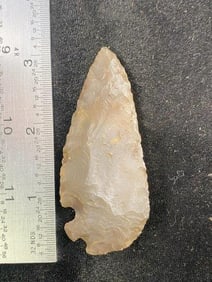 3" Cornertang from Tennessee Indian Artifact Arrowhead ex - Hoots Collection 1970's Arkansas