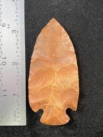 3 & 1/4" Dovetail from Missouri Indian Artifact Arrowhead ex - Hoots Collection 1970's Arkansas