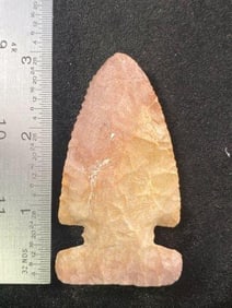 3" Thebes from Missouri Indian Artifact Arrowhead ex - Hoots Collection 1970's Arkansas