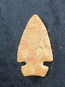 2 & 7/8" Thebes from Illinois Indian Artifact Arrowhead ex - Hoots Collection 1970's Arkansas