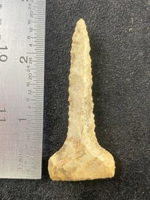 2 & 1/2" Drill from Missouri Indian Artifact Arrowhead