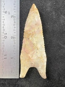 3 & 1/2" Dalton from Missouri Indian Artifact Arrowhead