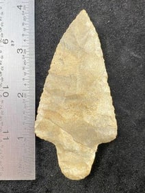 3 & 7/8" Adena from Missouri Indian Artifact Arrowhead