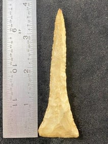 3 & 3/4" Drill from Missouri Indian Artifact Arrowhead