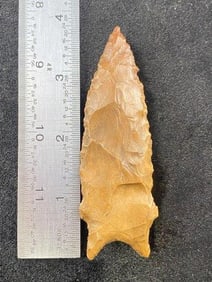 3 & 5/8" Dalton from Missouri Indian Artifact Arrowhead