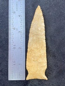4 & 5/8" Dalton Greenbrier from Missouri Indian Artifact Arrowhead