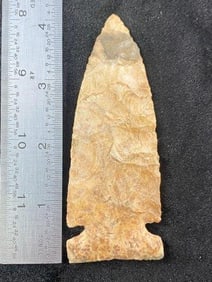 4 & 1/4" Hickory Ridge from Missouri Indian Artifact Arrowhead