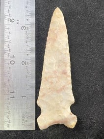 3 & 1/2" Graham Cave from Missouri Indian Artifact Arrowhead