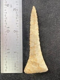 3" Drill from Missouri Indian Artifact Arrowhead