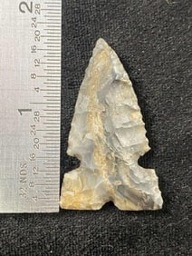 1 & 5/8" Cahokia from Illinois Indian Artifact Arrowhead
