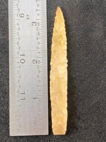 3 & 3/8" Drill from Missouri Indian Artifact Arrowhead