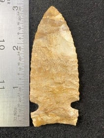 3" Graham Cave from Missouri Indian Artifact Arrowhead