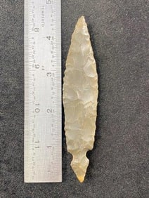 4 & 3/8" Turkeytail from Missouri Indian Artifact Arrowhead