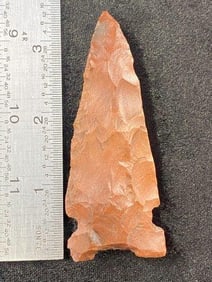 3 & 3/8" Dalton from Missouri Indian Artifact Arrowhead