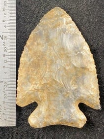 2 & 5/8" Thebes from Missouri Indian Artifact Arrowhead