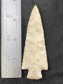 3 & 3/4" Hardin from Missouri Indian Artifact Arrowhead