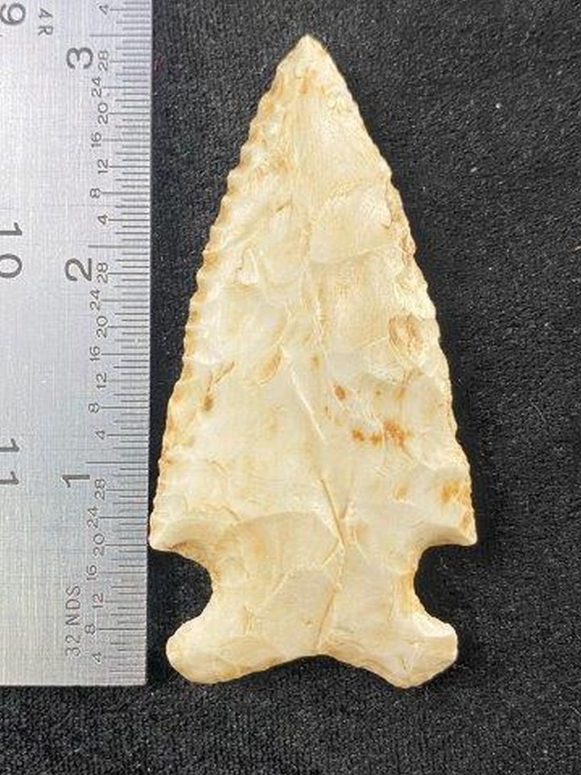 3" Graham Cave from Missouri Indian Artifact Arrowhead: KEY WORDS: INDIAN ARTIFACT ARTIFACTS ARROWHEAD ARROWHEADS NATIVE AMERICAN MISSISSIPPIAN QUAPAW CADDO POTTERY COINS MORGAN DOLLAR PEACE DOLLAR SILVER COINS Arkansas. Now taking in consignments for pre-