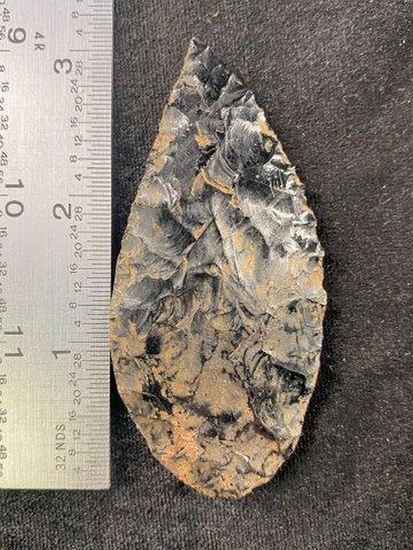 3" Obsidian Knife from Missouri Indian Artifact Arrowhead (1 of 3)