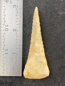 3" Drill from Missouri Indian Artifact Arrowhead