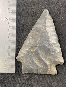 2 & 1/4" Kirk from Missouri Indian Artifact Arrowhead