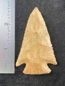2 & 1/2" Lost Lake from Missouri Indian Artifact Arrowhead