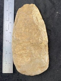 7" Chipped Hoe from Missouri Indian Artifact Arrowhead