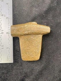 Stone Pipe from Tennessee Indian Artifact Arrowhead