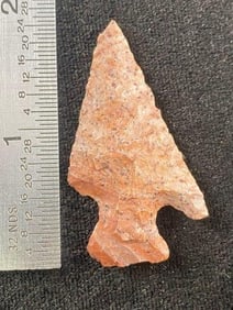 1 & 7/8" Arrow Point from Missouri Indian Artifact Arrowhead