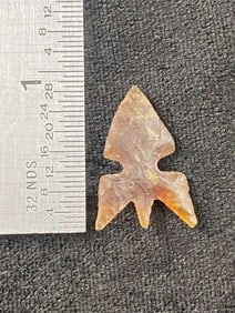 1" Arrow Point from Missouri Indian Artifact Arrowhead