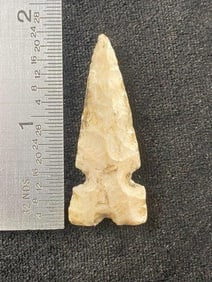 1 & 3/4" Cahokia from Missouri Indian Artifact Arrowhead