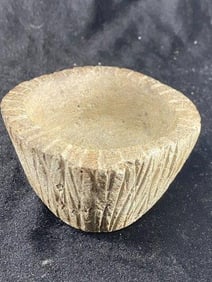 Stone Bowl from Illinois Indian Artifact Arrowhead