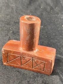 Stone Pipe from Tennessee Indian Artifact Arrowhead