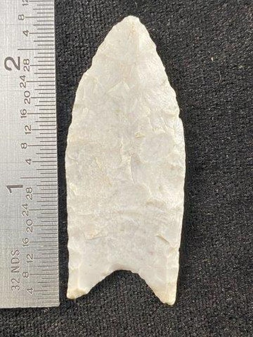 2 & 1/4" Clovis from Missouri Indian Artifact Arrowhead (1 of 3)