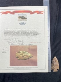 Lost Lake with Bannerstone Tom COA from St. Clair County, Illinois