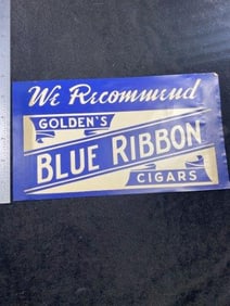 Blue Ribon Cigar Paper Advertisement