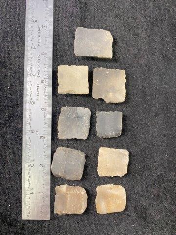 9 Gun Flints: KEY WORDS: INDIAN ARTIFACT ARTIFACTS ARROWHEAD ARROWHEADS NATIVE AMERICAN MISSISSIPPIAN QUAPAW CADDO POTTERY COINS MORGAN DOLLAR PEACE DOLLAR SILVER COINS Arkansas. Now taking in consignments for pre-