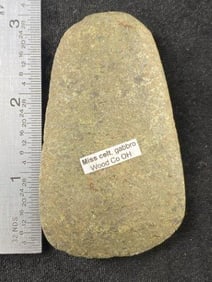 Miss Celt, Gabbro Wood County, Ohio Indian Artifact Arrowhead