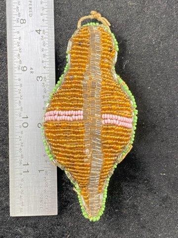 Beaded Fetish Indian Artifact Arrowhead (1 of 4)