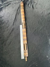 Tacked Pipe Stem 23" Indian Artifact Arrowhead