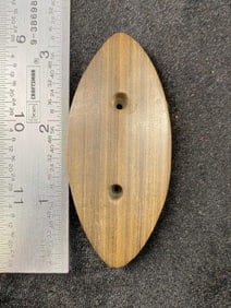 Slate Gorget from Ohio Indian Artifact Arrowhead