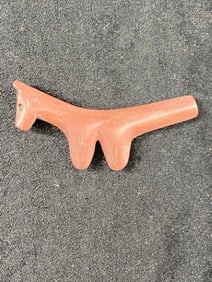 Catlinite Miniature Deer Effigy from North Dakota Indian Artifact Arrowhead